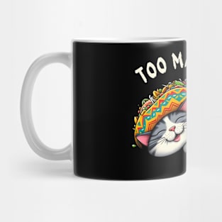 funny cat dog taco Time Cinco de mayo Mug